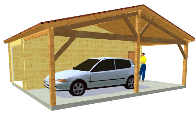 garage et carport bois