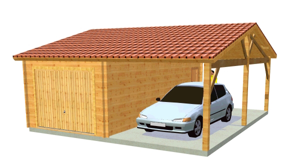 garage avec appentis