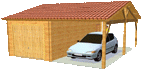 garage 1 place avec carport garage 1 place en bois