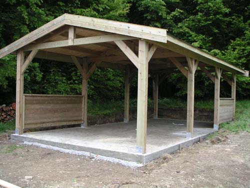 carport bois