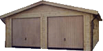 garage bois deux places